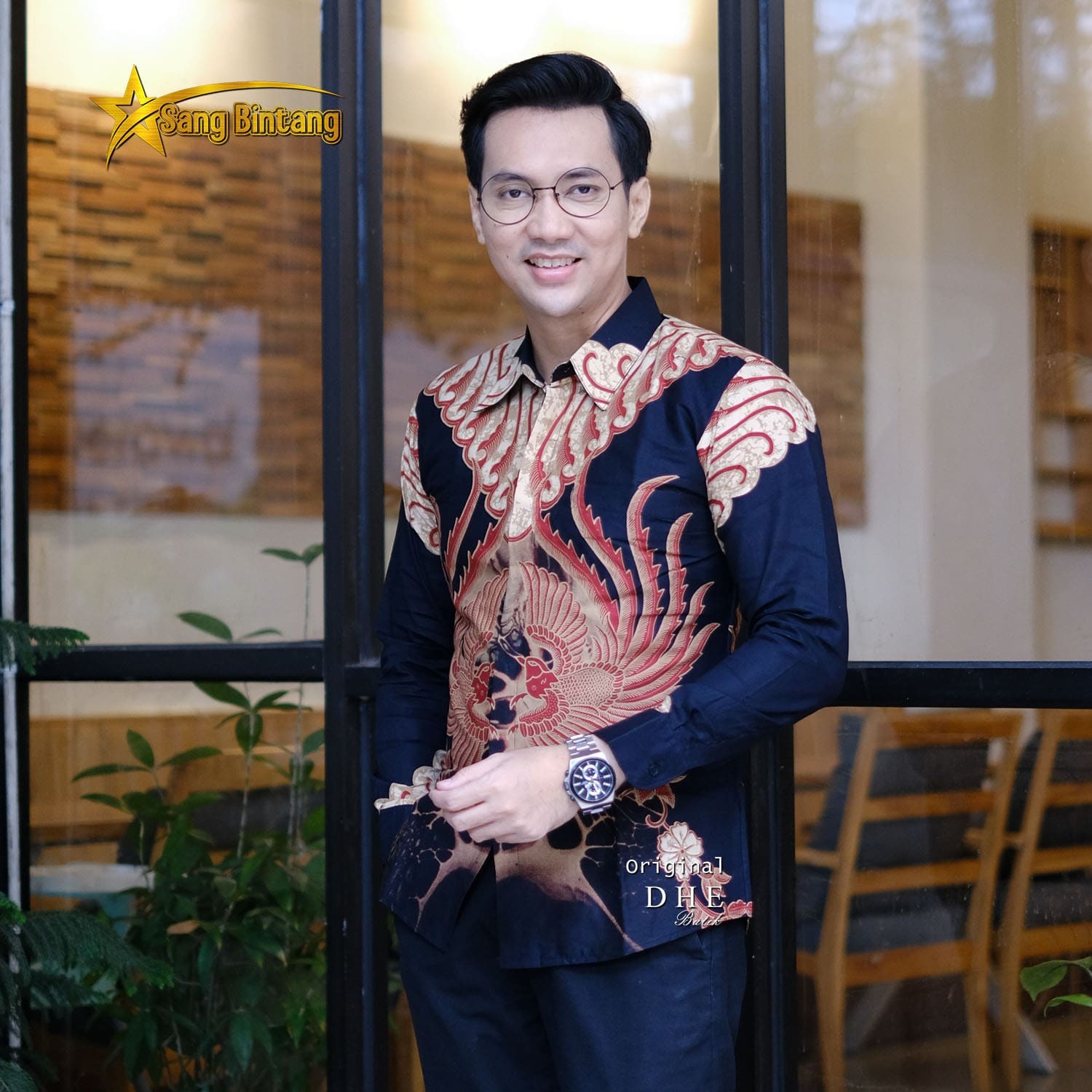 Baju Batik Pria Lengan Panjang. Batik Sang Bintang